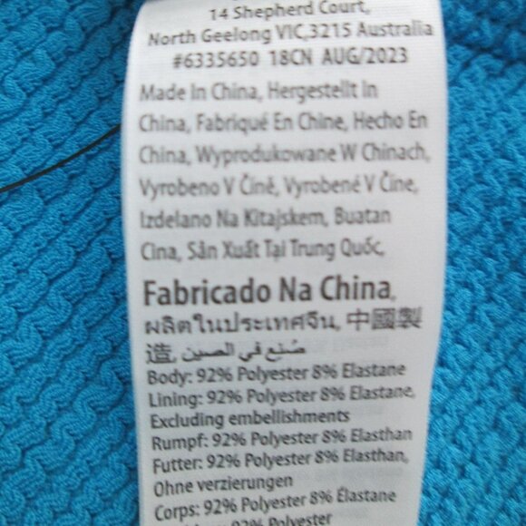 Cotton On Swimsuit Scoop Back One Piece Cheeky NWT Sz L - Picture 9 of 12